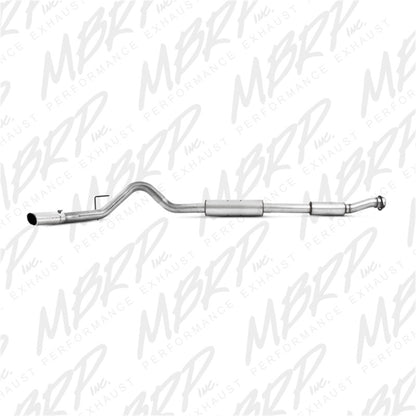 MBRP 11-12 Ford F150 SVT Raptor 6.2L EC-SB/CC-SB 3.5in Cat Back Single Exit Alum Exhaust System - eliteracefab.com