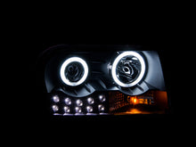 Load image into Gallery viewer, ANZO USA Chrysler 300 Projector Headlights W/ Halo Black; 2005-2010 - eliteracefab.com