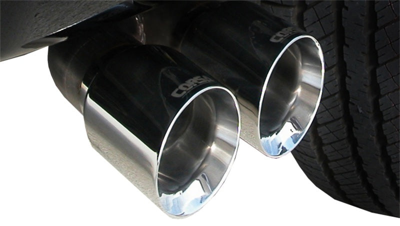 Corsa 11-13 Ford F-150 EcoBoost 3.5L V6 Polished Sport Cat-Back Exhaust CORSA Performance