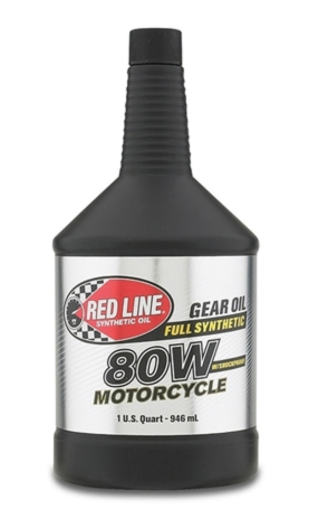 Red Line 80W Motorcycle Gear Oil w/Shockproof - 1 Quart