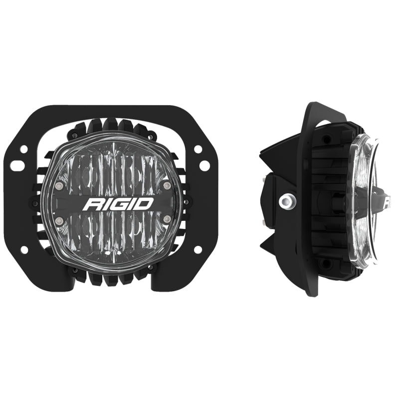 Rigid Industries 360-Series 4in LED SAE J583 Fog Light - 2018+ Jeep JL Rubicon - White (Pair) - eliteracefab.com