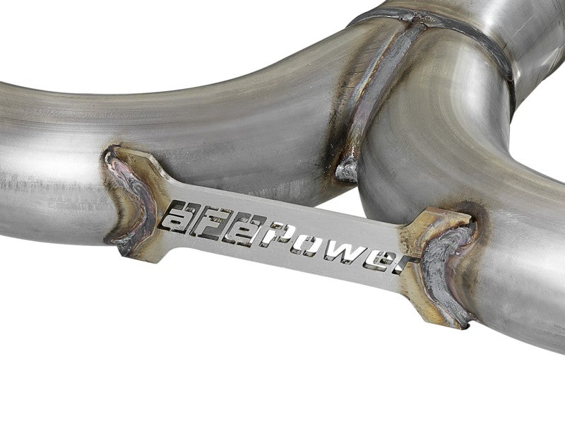aFe Takeda 2-1/2in 304 SS Cat-Back Exhaust w/ Blue Flame Tips 14-18 Mazda 3 L4 2.0L/2.5L aFe