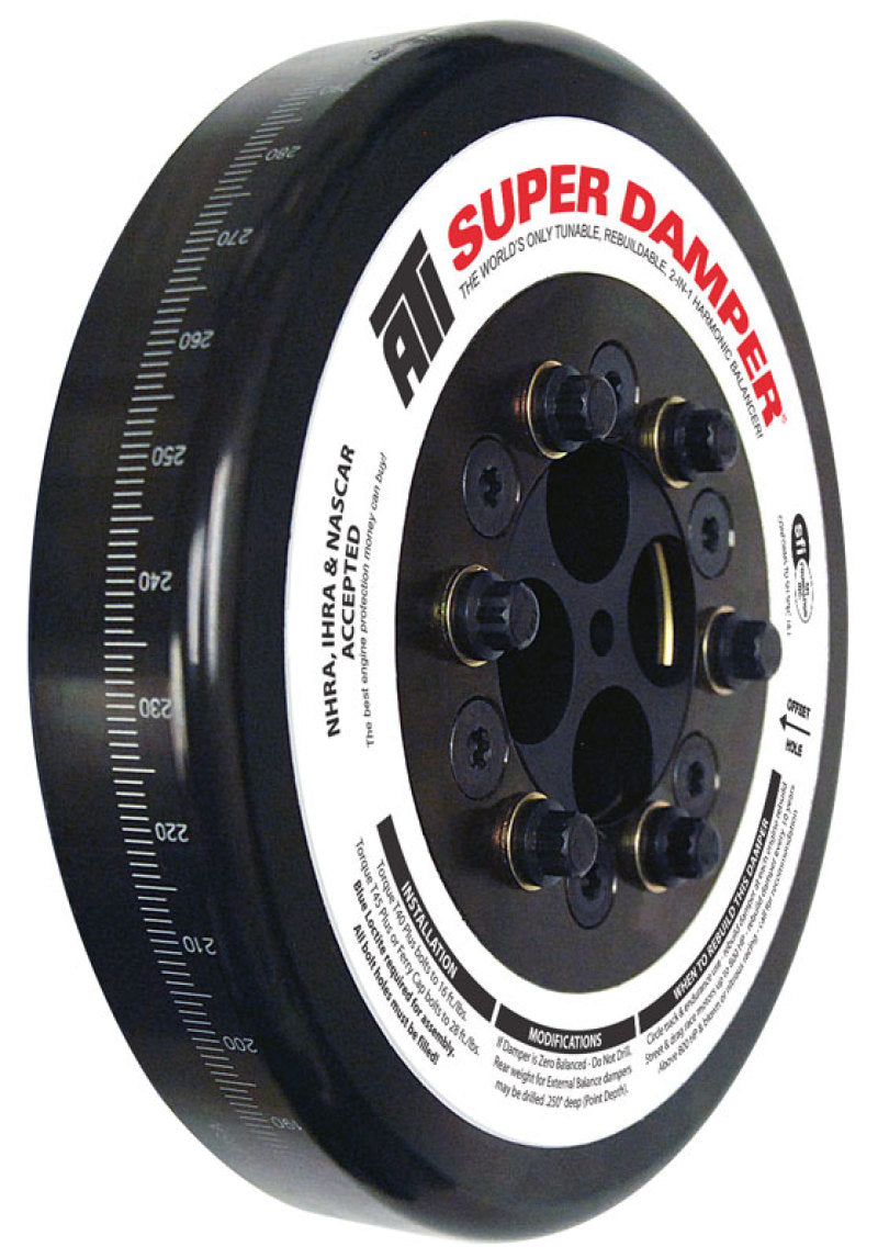 ATI Damper - 8.074in - Steel - Cummins - 4BT -6BT - Competition Only - 3 Ring Hvy - Diesel ATI917365C