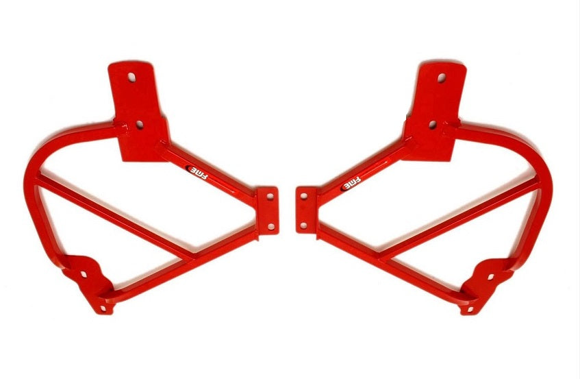 BMR CAMARO SUBFRAME CONNECTORS RED ( 2010-2015 ) - eliteracefab.com