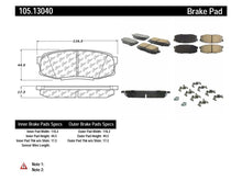 Load image into Gallery viewer, POSIQUIET 08-09 LEXUS / 07-09 TOYOTA REAR BRAKE PADS, 105.13040 - eliteracefab.com