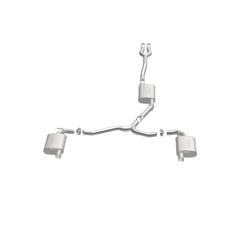 MagnaFlow Cat-Back SS Dual Split Rear Exit 2015 Dodge Charger/Chrysler 300C 3.6L V6 (Uses OEM Tips) Magnaflow