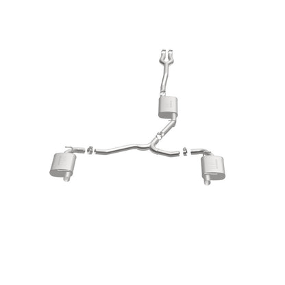 MagnaFlow Cat-Back SS Dual Split Rear Exit 2015 Dodge Charger/Chrysler 300C 3.6L V6 (Uses OEM Tips) Magnaflow
