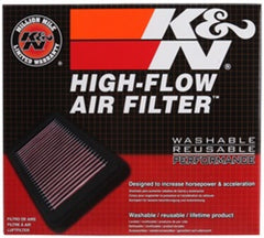 K&N Replacement Air Filter for Fiat / Opel / Vauxhall / Alfa Romeo 8in O/S L x 8.313in O/S W x 1in H - eliteracefab.com
