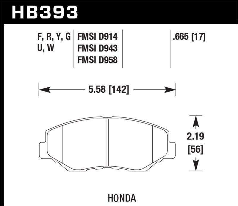 Hawk Performance DTC 30 Front Racing Brake Pads | Multiple Fitments - eliteracefab.com