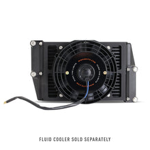 Load image into Gallery viewer, Mishimoto Universal 10in. Heavy-Duty Oil Cooler Fan Shroud - Micro Wrinkle Black - eliteracefab.com