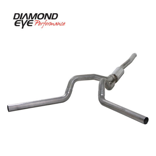 Diamond Eye KIT 4in CB DUAL SS: 2006-2007.5 CHEVY/GMC 6.6L 2500/3500 Diamond Eye Performance