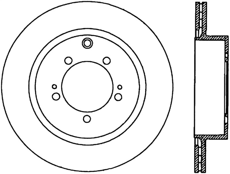 StopTech Sportstop Cryo Slotted & Drilled Sport Brake Rotor Stoptech