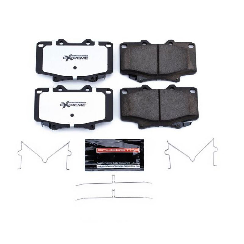 Power Stop 96-97 Lexus LX450 Front Z36 Truck & Tow Brake Pads w/Hardware - eliteracefab.com