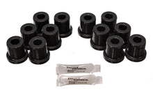 Load image into Gallery viewer, Energy Suspension 81-89 Toyota FJ40/FJ60 Landcruiser 2/4WD Blk Front &amp; Rear Leaf Spring Bushing Set - eliteracefab.com