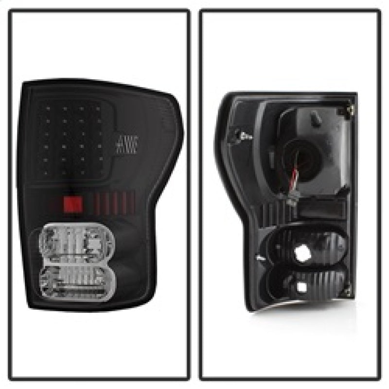 Xtune Toyota Tundra 07-13 LED Tail Lights Black ALT-ON-TTU07-LED-BK - eliteracefab.com