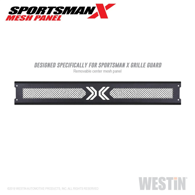 Westin 16-18 Chevrolet Silverado / 09-18 RAM 1500 Sportsman X Mesh Panel - Tex. Blk Westin