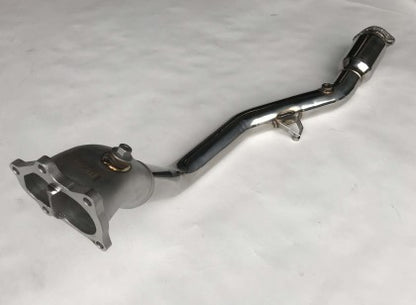 Invidia Downpipe High Flow Cat Subaru 2008-2014 EJ WRX / 2008-2021 STi - eliteracefab.com