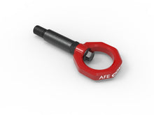 Load image into Gallery viewer, aFe Control Front Tow Hook Red BMW F-Chassis 2/3/4/M - eliteracefab.com