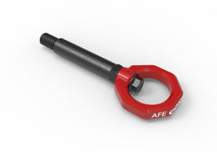 aFe Control Rear Tow Hook Red BMW F-Chassis 2/3/4/M - eliteracefab.com