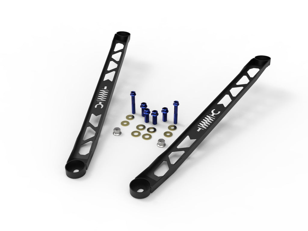 aFe CONTROL 304 Stainless Steel Front Suspension Strut Brace Black - Toyota GR Supra (A90) 20-21 - eliteracefab.com