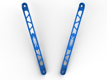 aFe CONTROL 304 Stainless Steel Front Suspension Strut Brace Blue - Toyota GR Supra (A90) 20-21 - eliteracefab.com
