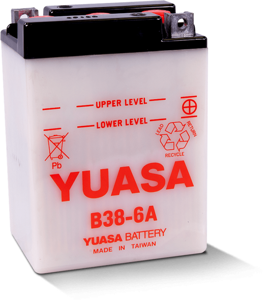 Yuasa B38-6A Conventional 6 Volt Battery Yuasa Battery