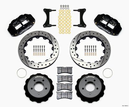 Wilwood Narrow Superlite 6R Front Hat Kit 12.88in Drilled 93-96 Mazda RX7 Wilwood