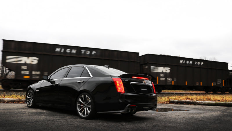 Corsa 2016 Cadillac CTS V 6.2L V8 2.75in Polished Xtreme Axle-Back Exhaust - eliteracefab.com