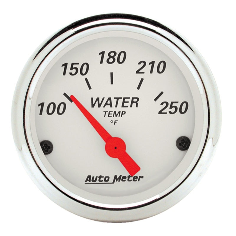 Autometer Arctic White 3-3/8in Electric Speedometer with 2-1/16in Volt/Water/Oil/Fuel 1350