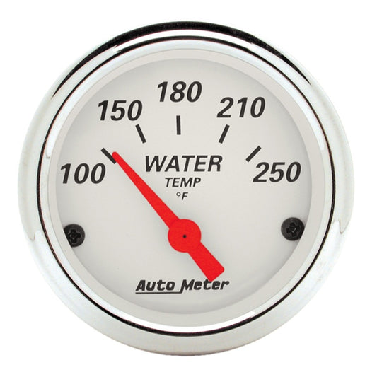 Autometer Arctic White 2-1/16in 250 Degree Electric Water Temp Gauge 1337