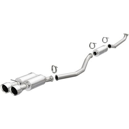 MagnaFlow CatBack 17-18 Honda Civic L4 1.5LGAS Dual Exit Polished Stainless Exhaust - eliteracefab.com