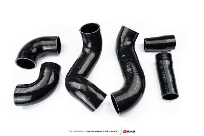 AMS Performance ALP.07.14.0021-1 09-21 Nissan GTR R35 OMEGA Turbo Kit 3in Lower Intercooler Pipes (OMEGA 11)