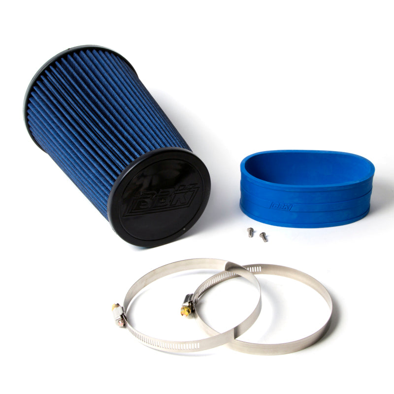 BBK 05-09 Mustang 4.6 GT Cold Air Intake Kit - Titanium Silver Powdercoat Finish - eliteracefab.com