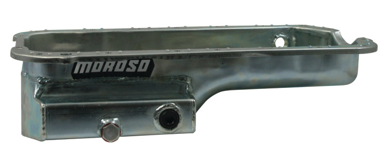 Moroso Honda 2.2/2.3L H Series Road Race Baffled Extra Capacity Steel Oil Pan - eliteracefab.com