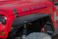 DV8 Offroad 07-18 Jeep Wrangler JK Front & Rear Flat Tube Fenders - eliteracefab.com