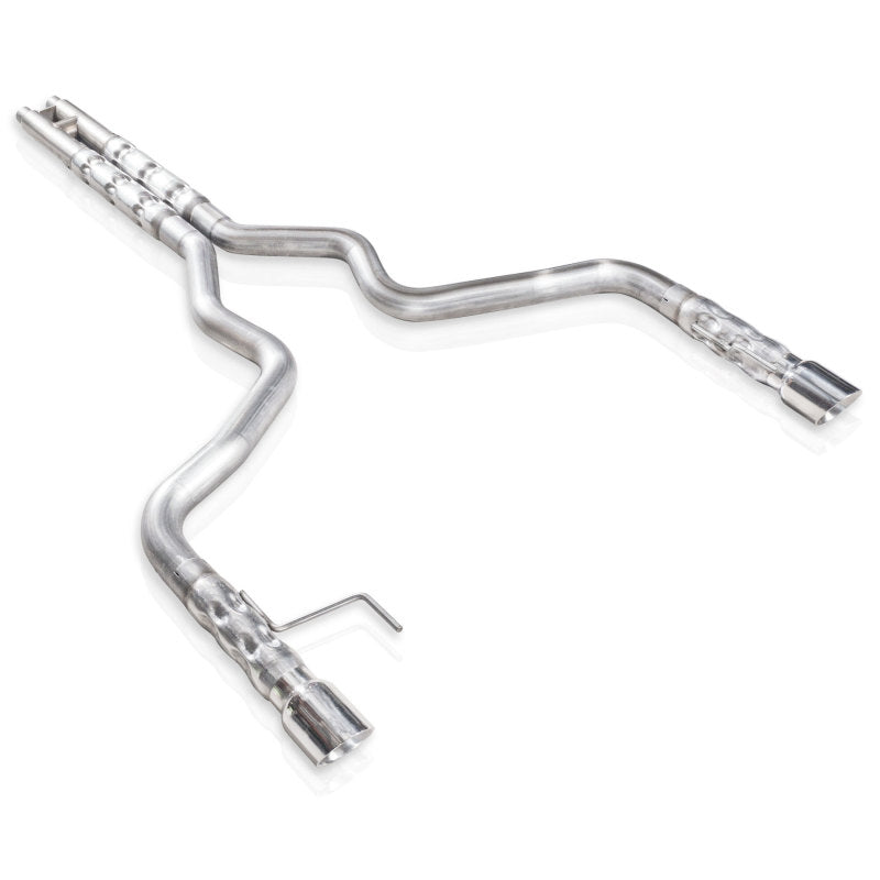 Stainless Works 2015-16 Mustang GT 3in Catback H-Pipe Retro Chambered Mufflers 2-1/2in Cores Stainless Works