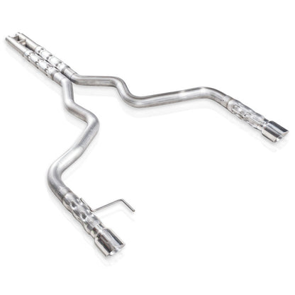 Stainless Works 2015-16 Mustang GT 3in Catback H-Pipe Retro Chambered Mufflers 2-1/2in Cores Stainless Works