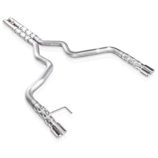 Stainless Works 2015-16 Mustang GT 3in Catback H-Pipe Retro Chambered Mufflers 2-1/2in Cores Stainless Works