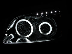 ANZO USA Toyota Rav4 Projector Headlights W/ Halo Chrome Ccfl; 2006-2008 - eliteracefab.com