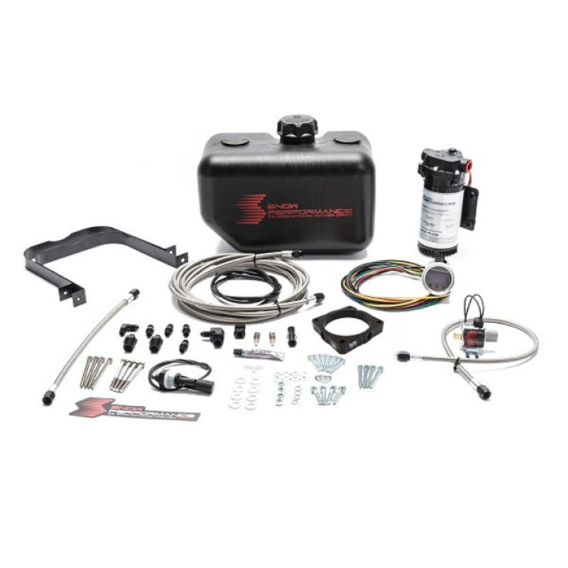 Snow Performance 08+ Charger Stg 2 Boost Cooler F/I Water Injection Kit (SS Braided Line & 4AN) - eliteracefab.com