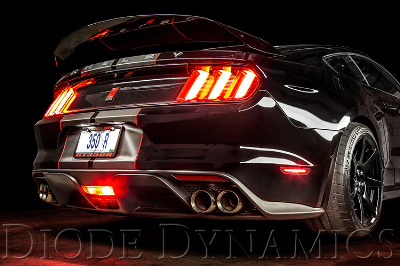 Diode Dynamics 15-21 Ford Mustang LED Sidemarkers - Red (set)