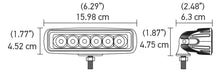 Load image into Gallery viewer, Hella Value Fit Mini 6in LED Light Bar - Flood Beam Pedestal - eliteracefab.com