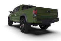 Rally Armor 16-22 Toyota Tacoma Black Mud Flap w/ Army Green Logo - eliteracefab.com