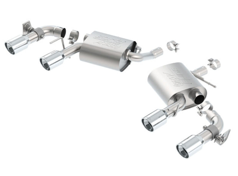 Borla 2016 Chevy Camaro V6 AT/MT ATAK Rear Section Exhaust w/ Dual Mode Valves - eliteracefab.com