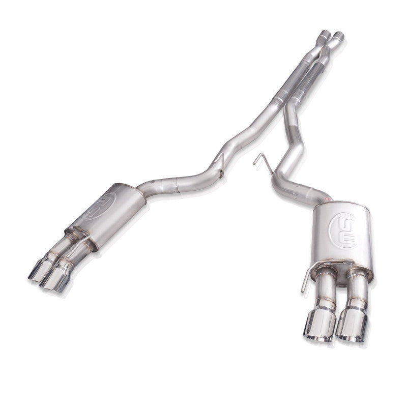 Stainless Works 18+ Ford Mustang GT Redline X-Pipe Performance Connect Cat-Back Exhaust Stainless Works