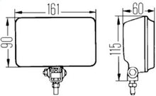 Load image into Gallery viewer, Hella 450 H3 12V SAE/ECE Fog Lamp Kit Clear - Rectangle (Includes 2 Lamps) - eliteracefab.com