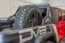 Load image into Gallery viewer, DV8 Offroad 2019+ Jeep Gladiator Universal Stand Up In-Bed Tire Carrier - eliteracefab.com