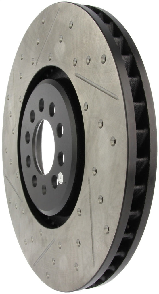 StopTech Slotted & Drilled Sport Brake Rotor - eliteracefab.com