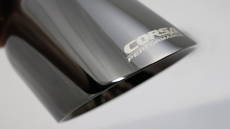 Corsa Single Universal 2.75in Inlet / 4.5in Outlet Black PVD Pro-Series Tip Kit CORSA Performance