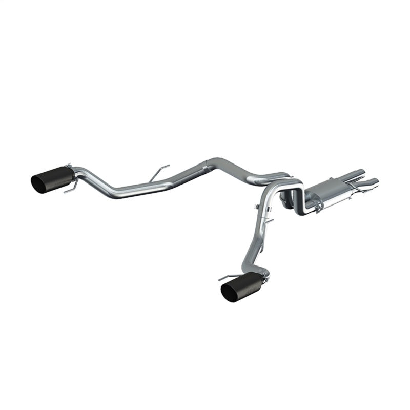 MBRP 17+ Ford F-150 Raptor 3.5L Ecoboost Dual Rear Exit T409 3in Resonater Back Exhaust System - eliteracefab.com